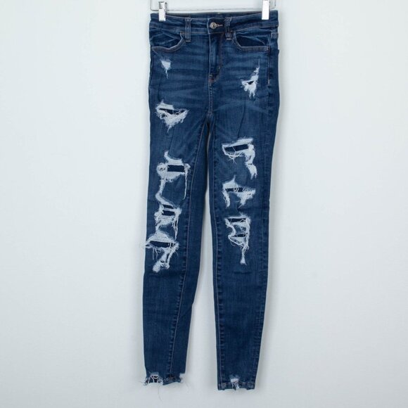American Eagle Outfitters Denim - American Eagle Super Hi-Rise Jegging Size 000S
